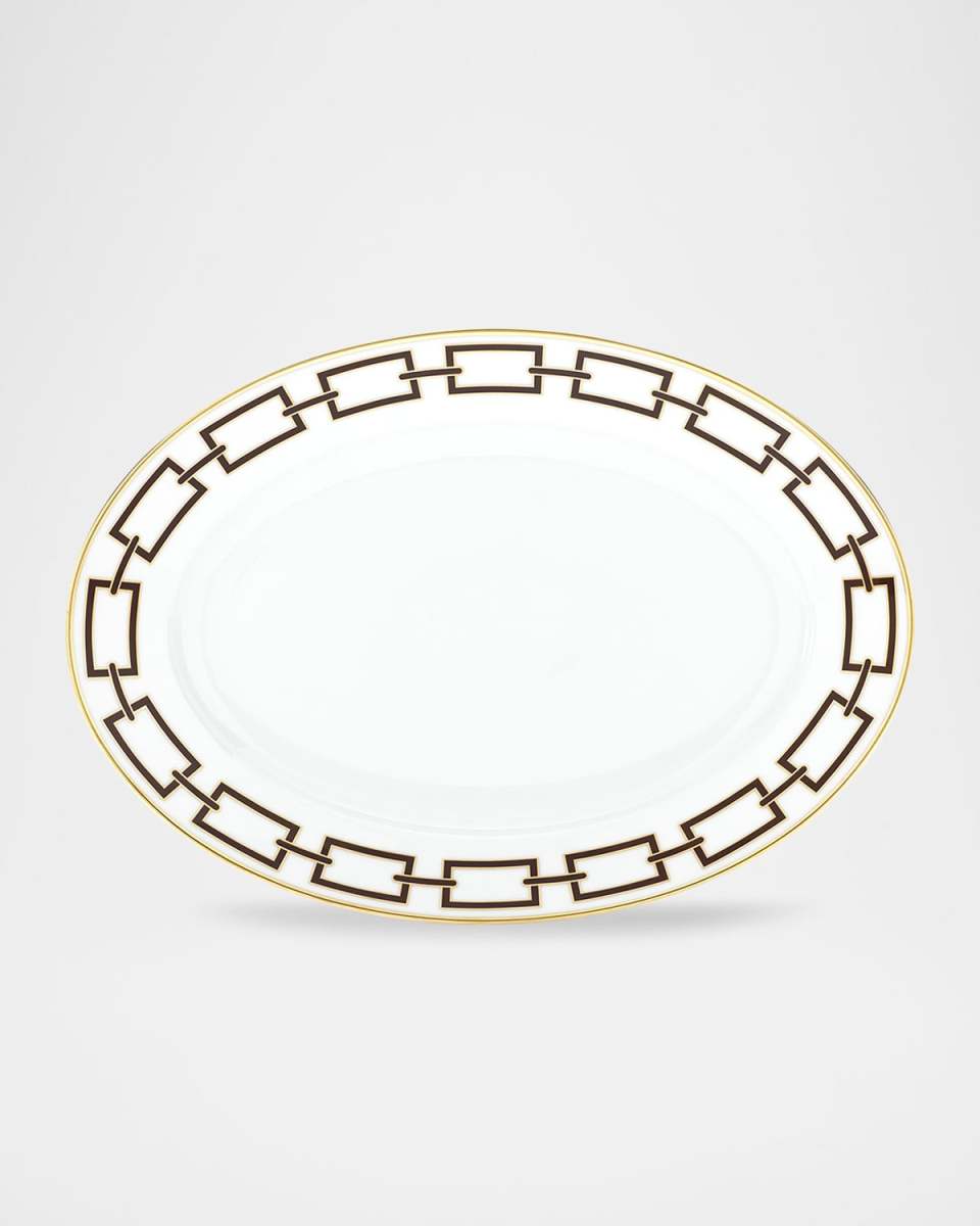 Catene Ebano Oval Flat Platter